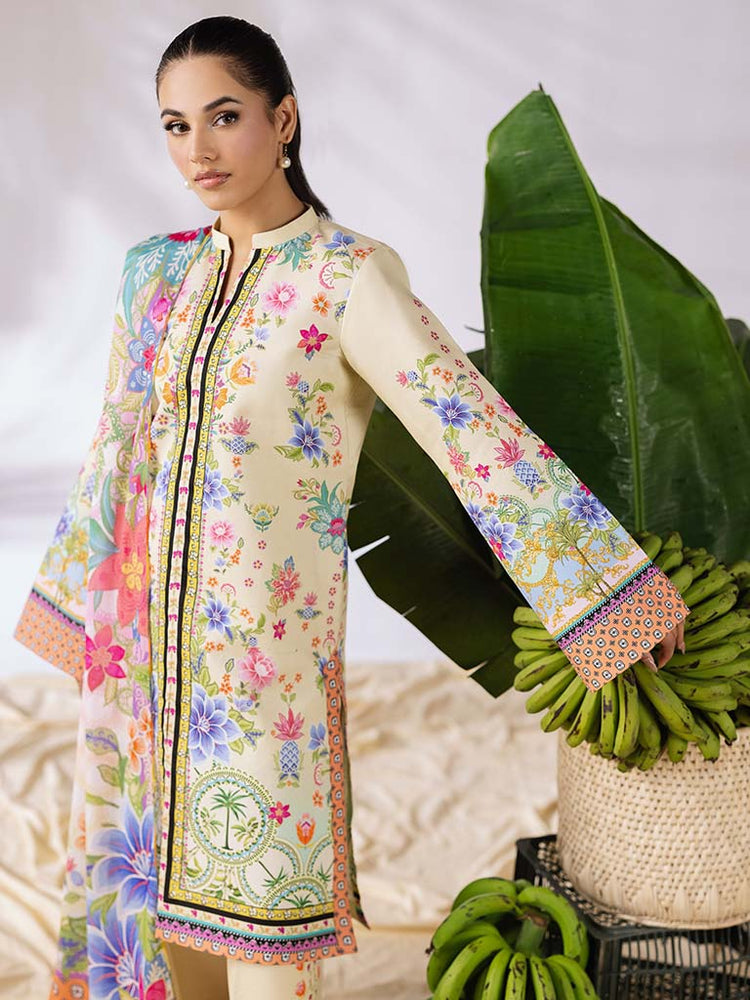 AMAL BY RABARI UN-STITCHED 3PC | D-01