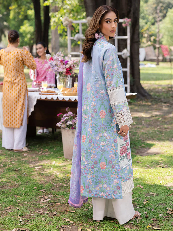 RAJBARI SCHIFFLI PRINTKARI UN-STITCHED 3PC | D-04
