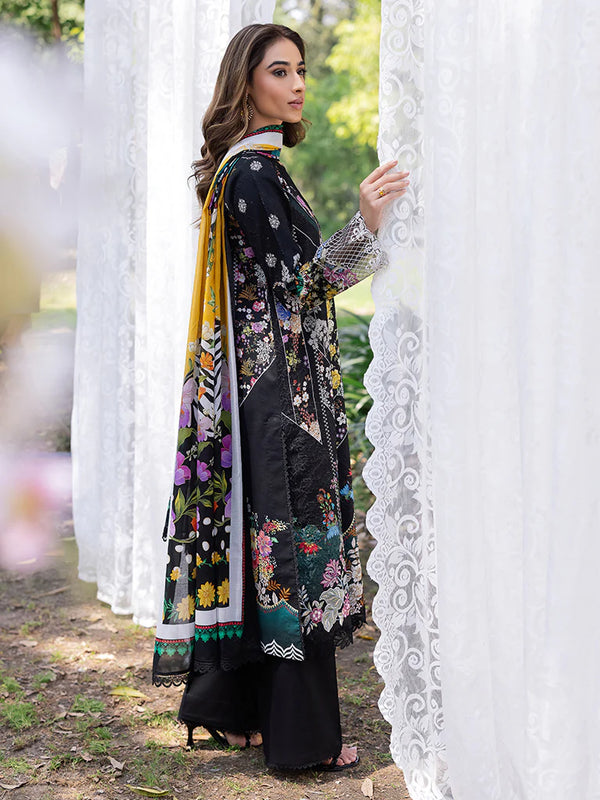 RAJBARI SCHIFFLI PRINTKARI UN-STITCHED 3PC |D -10