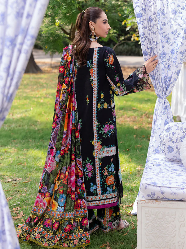 RAJBARI SCHIFFLI PRINTKARI UN-STITCHED 3PC | D-03
