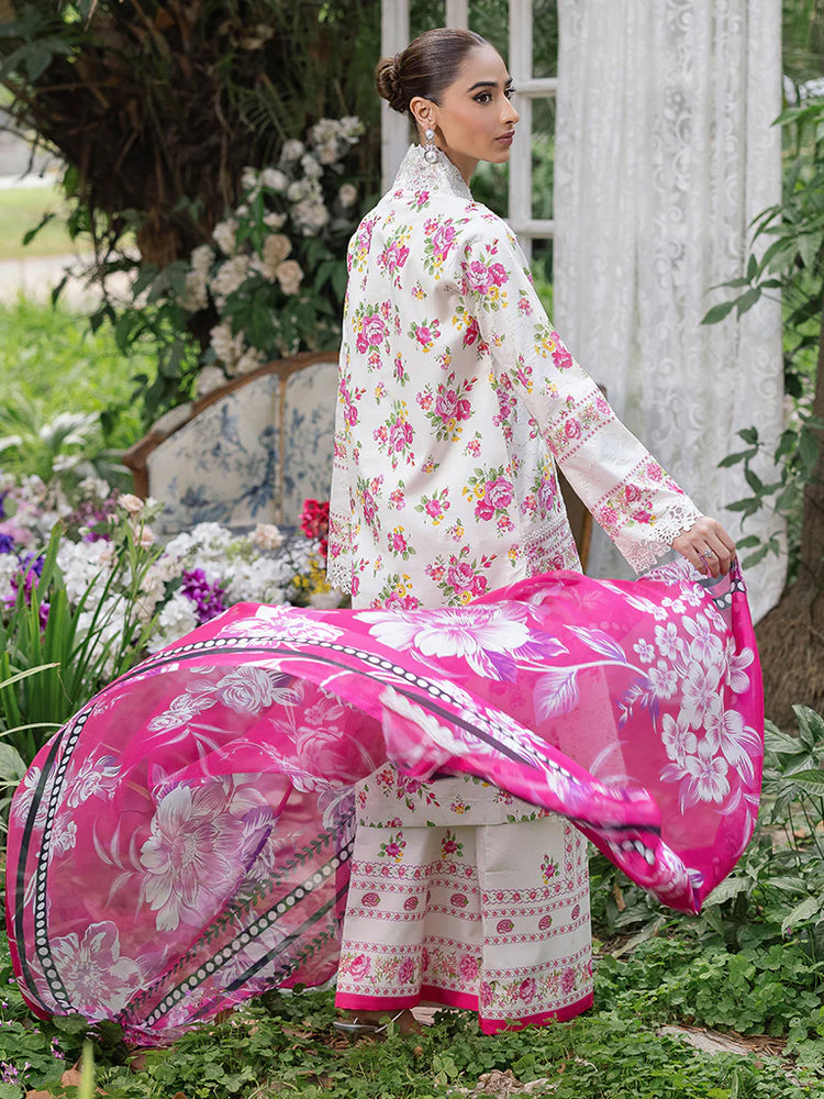 RAJBARI SCHIFFLI PRINTKARI UN-STITCHED 3PC | D-02