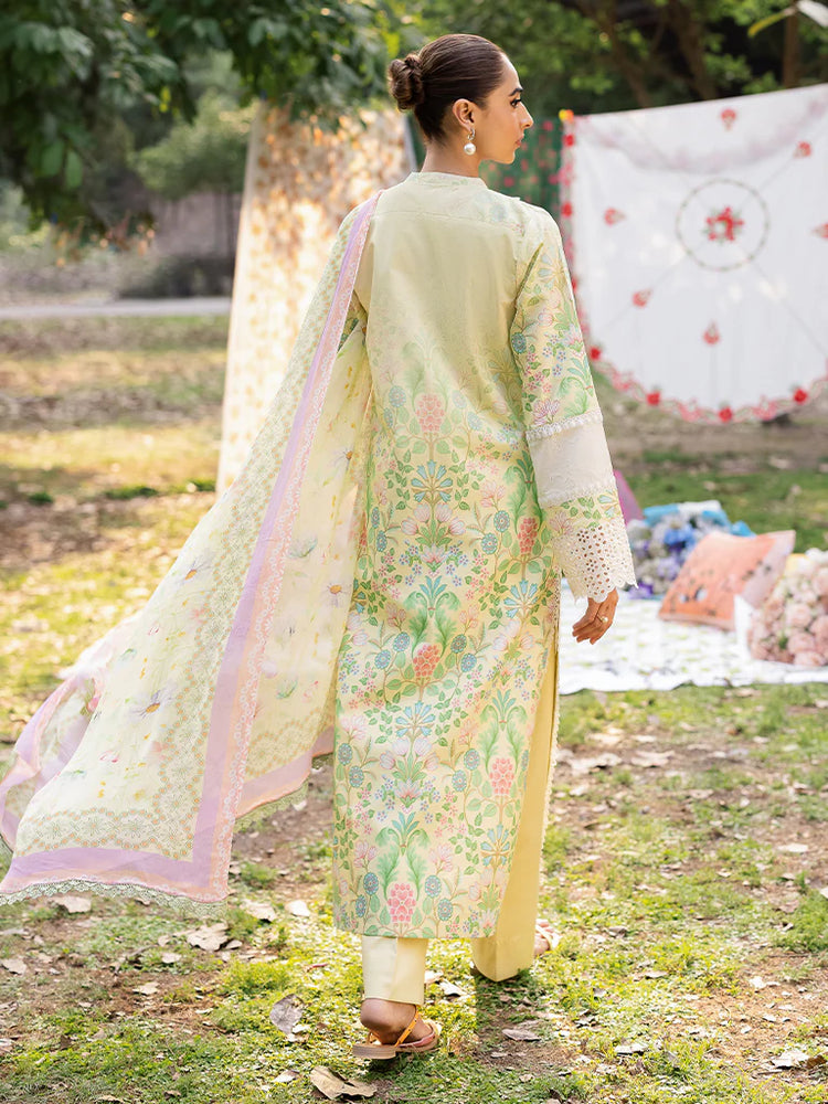 RAJBARI SCHIFFLI PRINTKARI UN-STITCHED 3PC |D -11