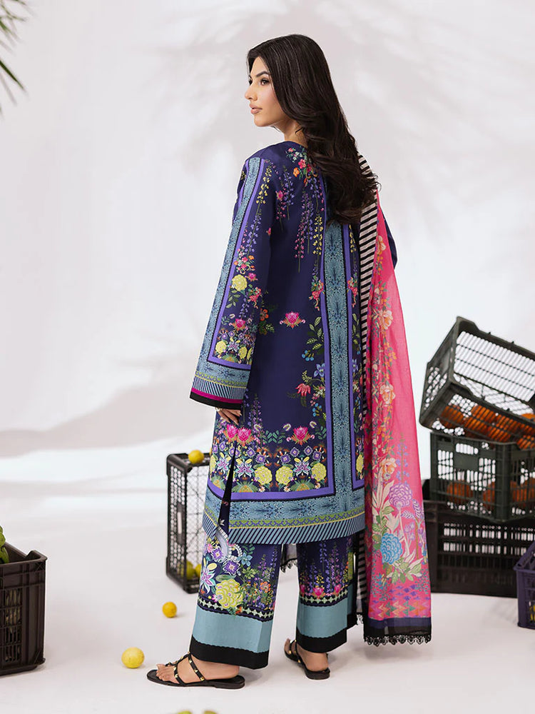 AMAL BY RABARI UN-STITCHED 3PC | D-02