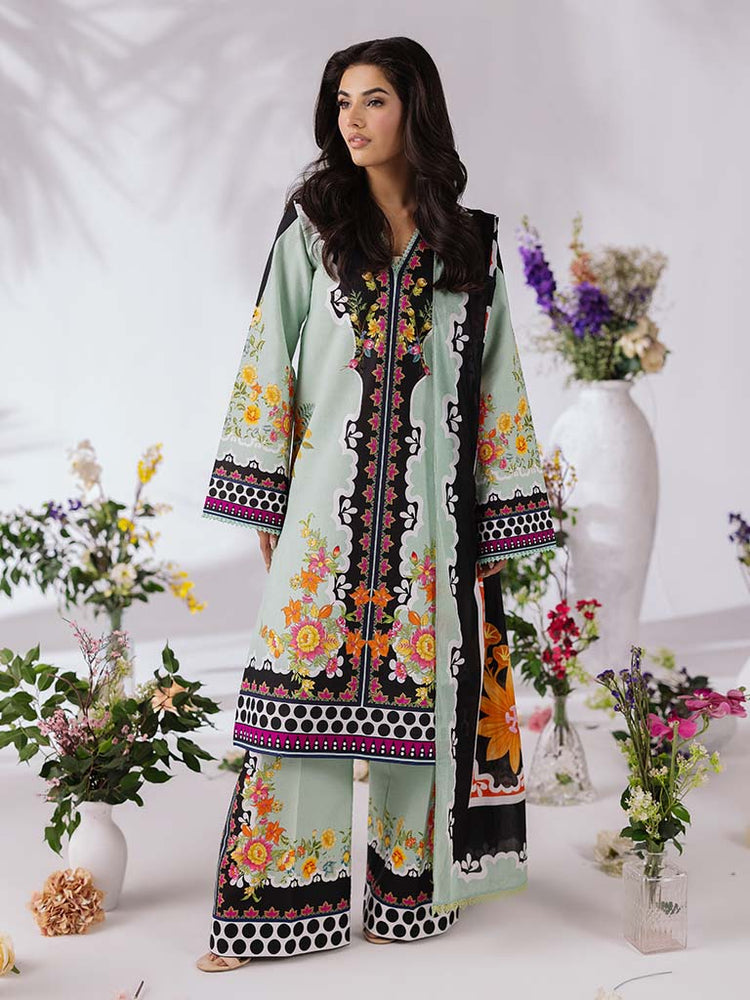 AMAL BY RABARI UN-STITCHED 3PC | D-08