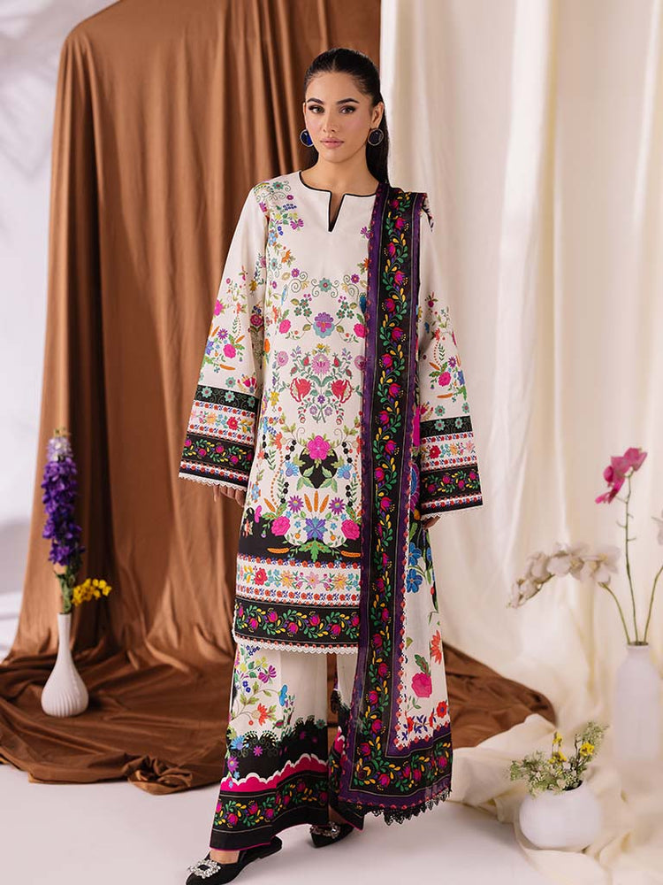 AMAL BY RABARI UN-STITCHED 3PC | D-10