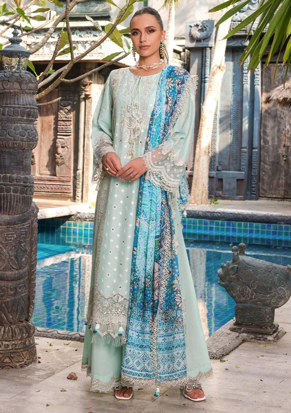 TABEER LUXURY UN-STICHED 3PC|TL#02 - Eva
