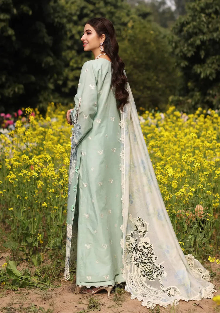 KAHF EXCLUSIVE | LUXURY LAWN UN-STITCHED 3PC| KFL-01 TABIR