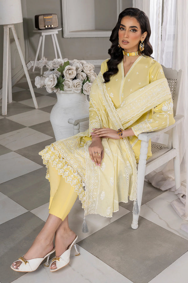 LSM LAKHANY EXCLUSIVE UN-STICHED 3 PC|LG-IZ-0085