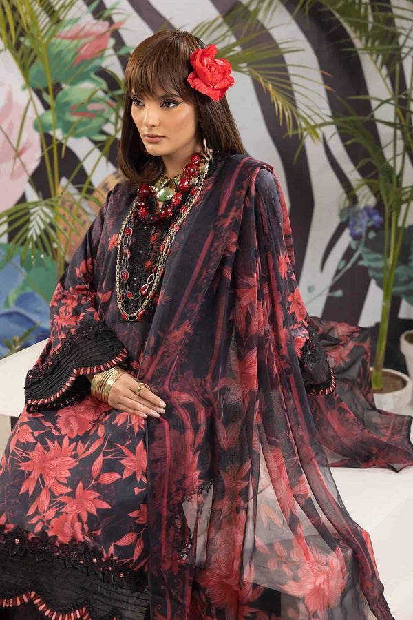 NAZIA NOOR BY ADAN LIBAS UN-STITCHED 3PC| D-07