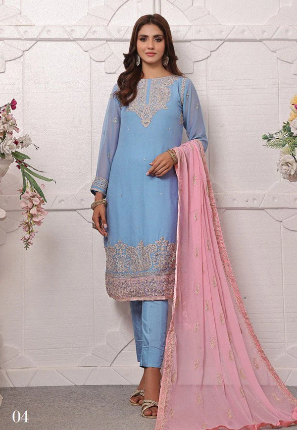 FLORUM BY SOGHAT LUXURY HANDWORK 3 PC | D04