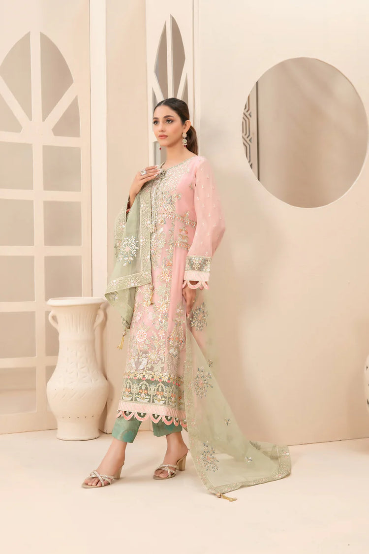 SALOMI BY TAWAKKAL SEMI-STITCHED 3PC | D-9347