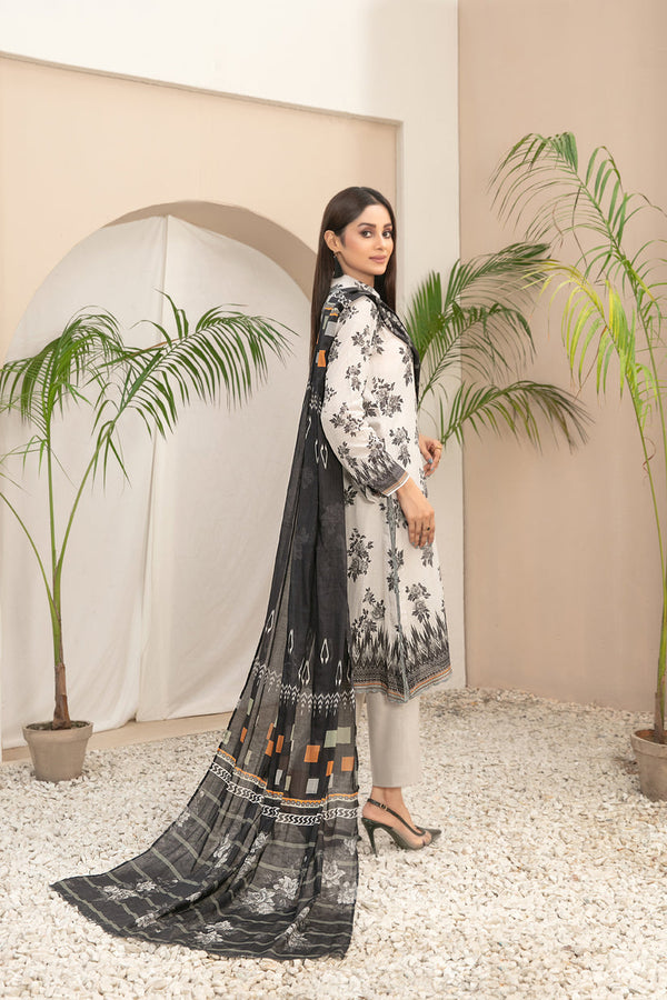 TIYANI BY TAWAKKAL UNSTITCHED LAWN DU-3591