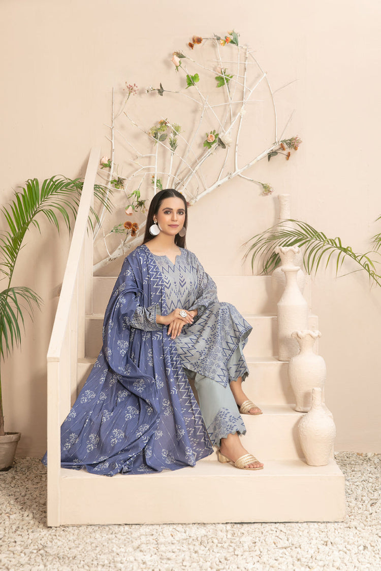 TIYANI BY TAWAKKAL UNSTITCHED LAWN DU-3595