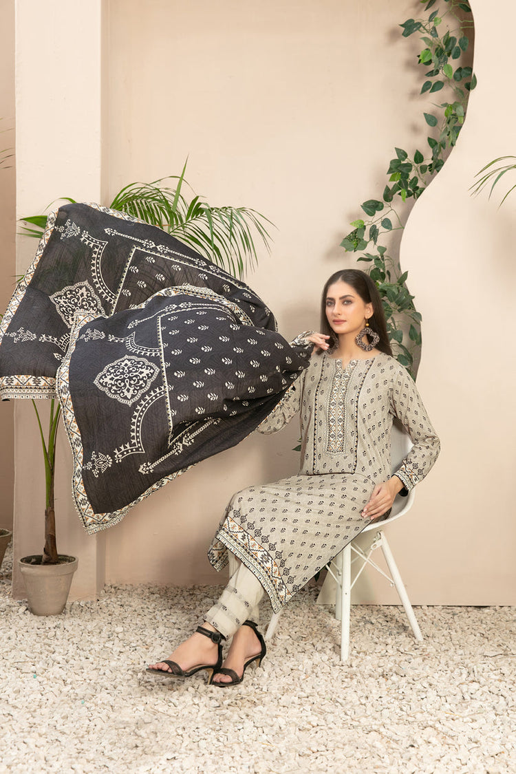 TIYANI BY TAWAKKAL UNSTITCHED LAWN DU-3599
