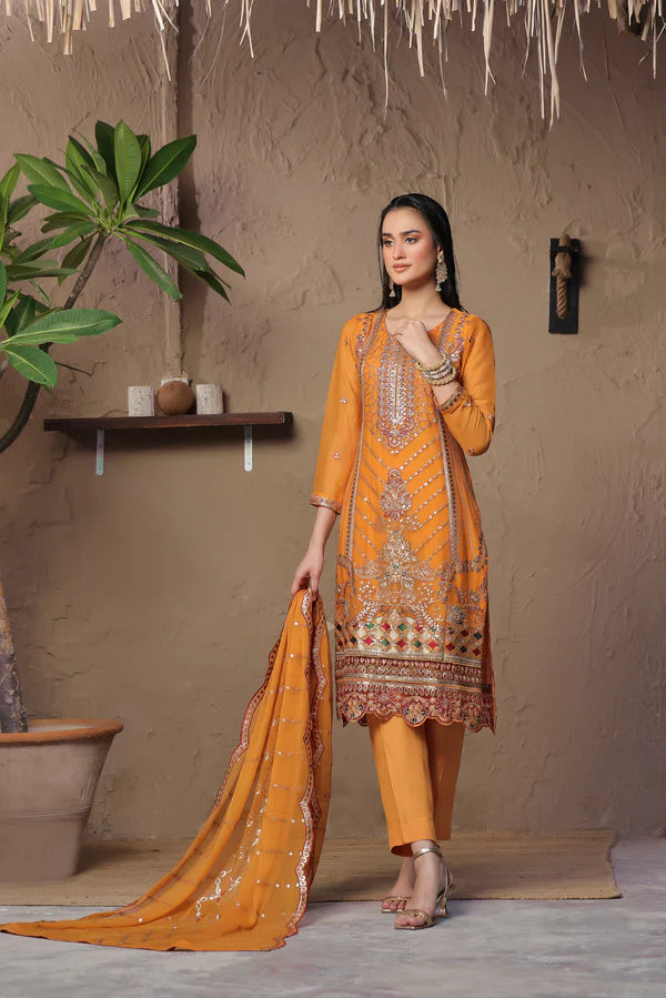 PARISHAY BY SOGHAT UN-STITCHED 3PC | D-07