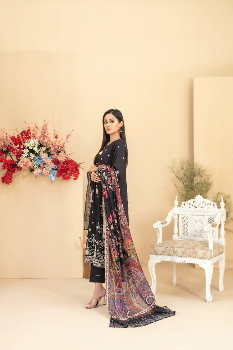 ZENARA BY TAWAKKAL SEMI-STITCHED 3PC | D-1894