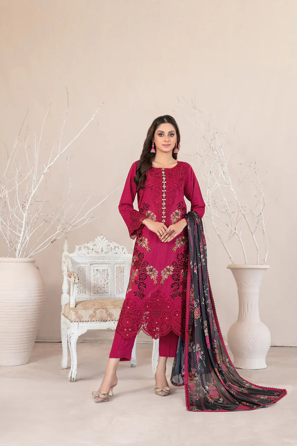 ORAIBIA BY TAWAKKAL SEMI-STITCHED 3PC | D-1047