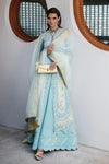 QALAMKAR CHIKANKARI UN-STITCHED 3PC| CM-05 NAYRA