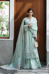 QALAMKAR CHIKANKARI UN-STITCHED 3PC| CM-08 SEREN