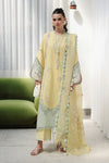 QALAMKAR CHIKANKARI UN-STITCHED 3PC| CM-02 AYLA