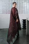 QALAMKAR CHIKANKARI UN-STITCHED 3PC| CM-01 ESHAL