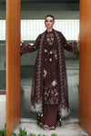 QALAMKAR CHIKANKARI UN-STITCHED 3PC| CM-01 ESHAL