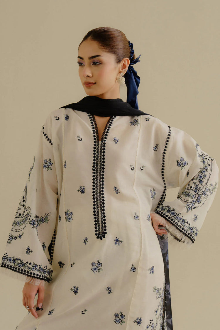 COCO BY ZARA SHAHJAHAN UN-STITCHED 3PC | Yana-4A