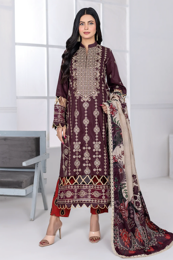 MASWA BY JOHRA UN-STITCHED 3PC | JS-412-MSW