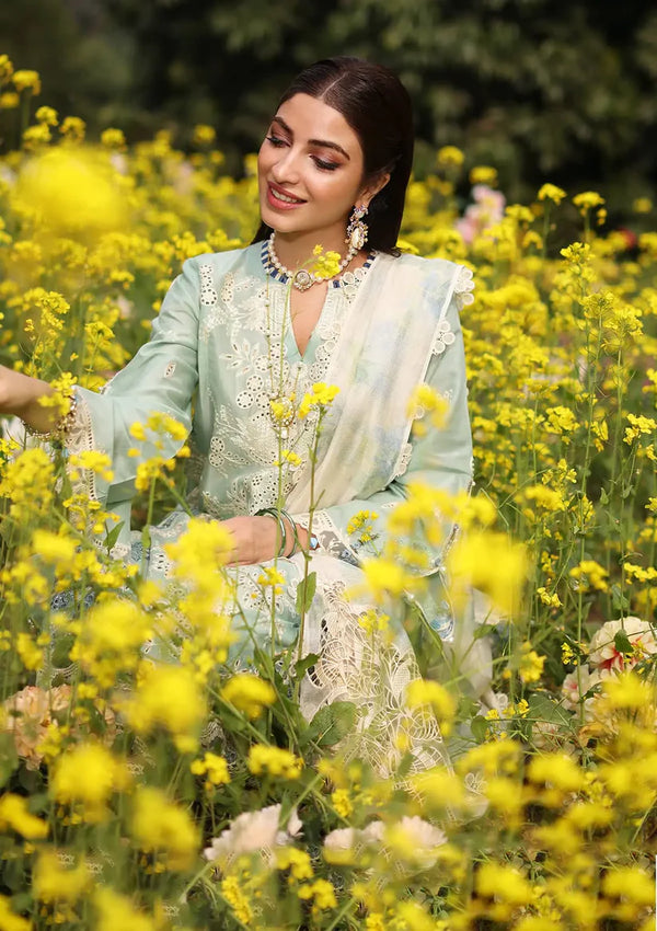 KAHF EXCLUSIVE | LUXURY LAWN UN-STITCHED 3PC| KFL-01 TABIR