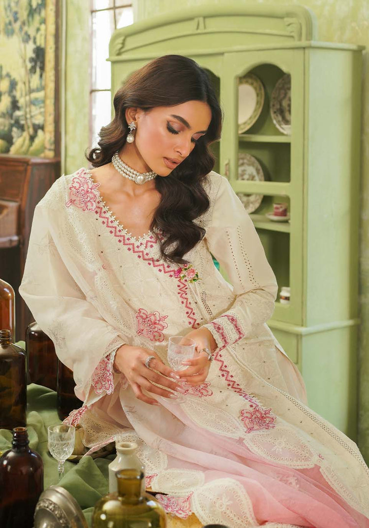 ZARQASH TRESOR UN-STICHED 3PC|ZQT 006 IDA