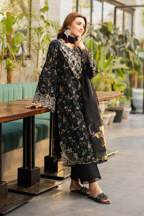 LIFESTYLE BY RANG RASIYA UN-STITCHED 3PC | Midnight