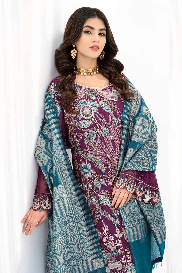 CHEVRON BY RAMSHA CHIFFON -A-611