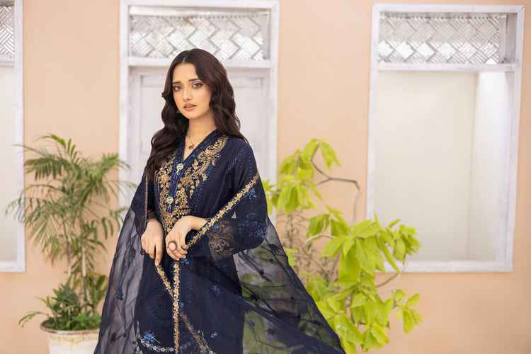 GEORGIA SEMI-STITCHED LAWN BY ZAINAB FAZLANI - ZEENAT