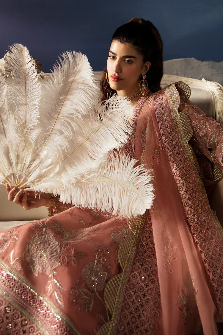 LA FUCHSIA FESTIVE UNSTITCHED BY AFROZEH - ELEA