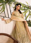 INAYAT ALIF BY AJR LUXURY WEDDING UN-STITCHED 3PC| BREWING-MATCHA