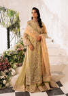 INAYAT ALIF BY AJR LUXURY WEDDING UN-STITCHED 3PC| BREWING-MATCHA