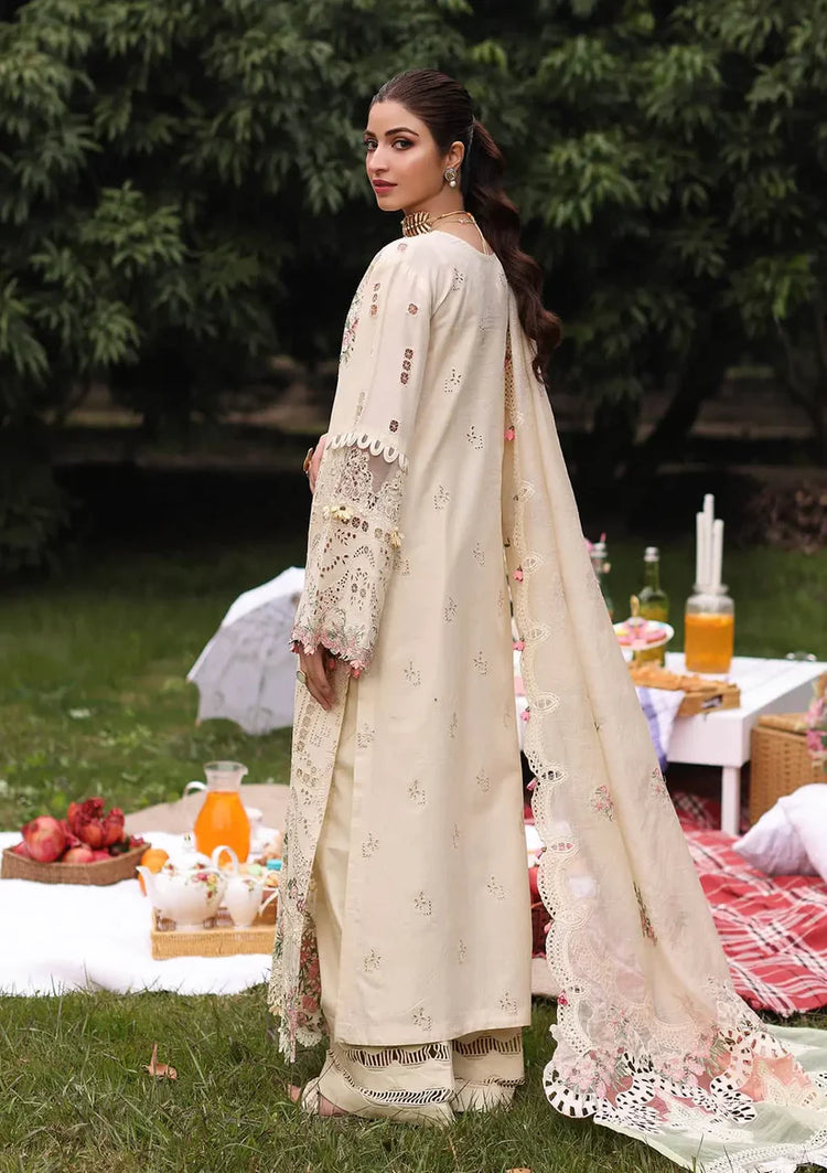 KAHF EXCLUSIVE | LUXURY LAWN UN-STITCHED 3PC| KFL-07 SHIREEN