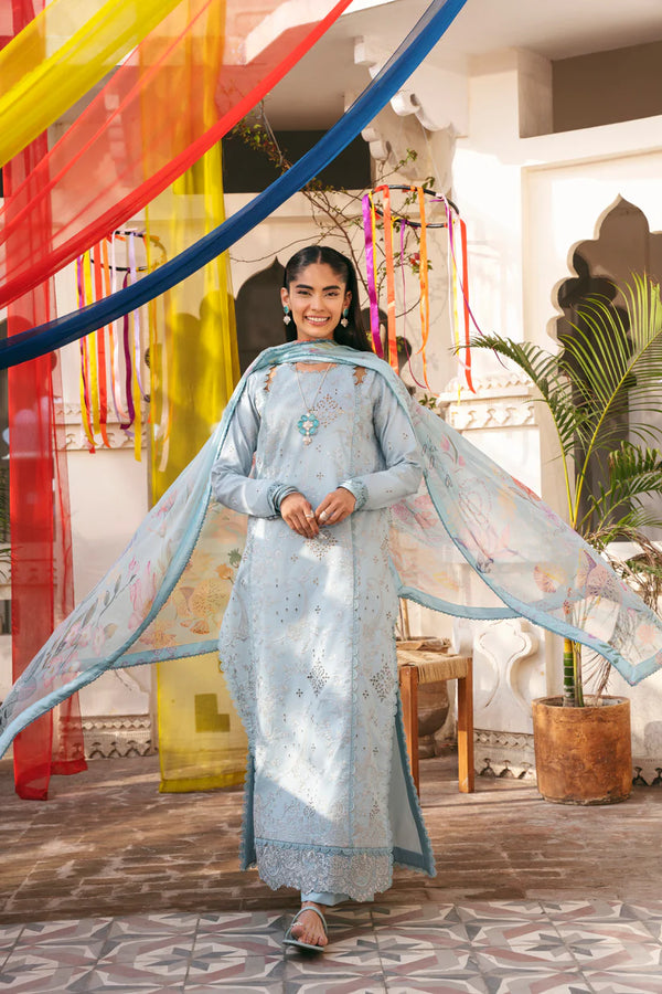 BASANT CHIKANKARI LUXURY BY FLORENT UNSTITCHED| 2026-FBC -4B
