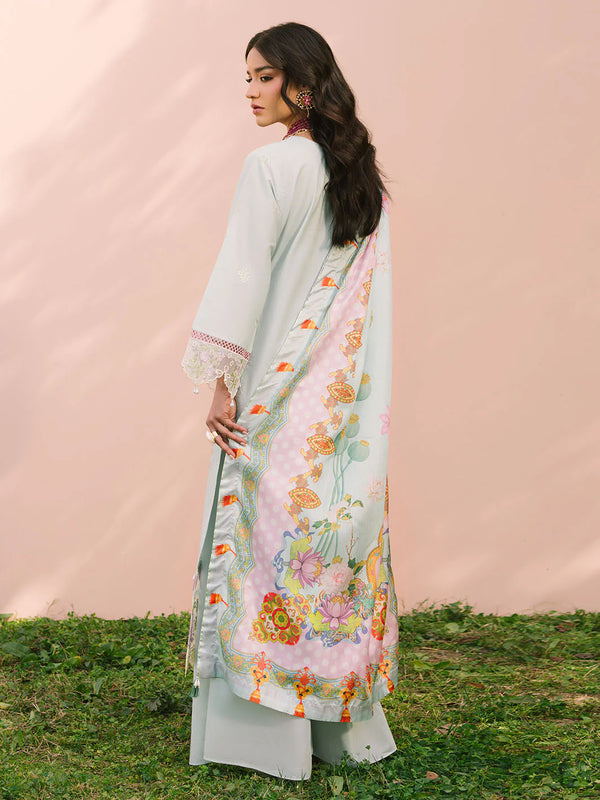 DAHLIA BY MAHNUR LUXURY LAWN STITCHED/D-7A