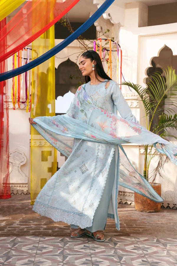 BASANT CHIKANKARI LUXURY BY FLORENT UNSTITCHED| 2026-FBC -4B