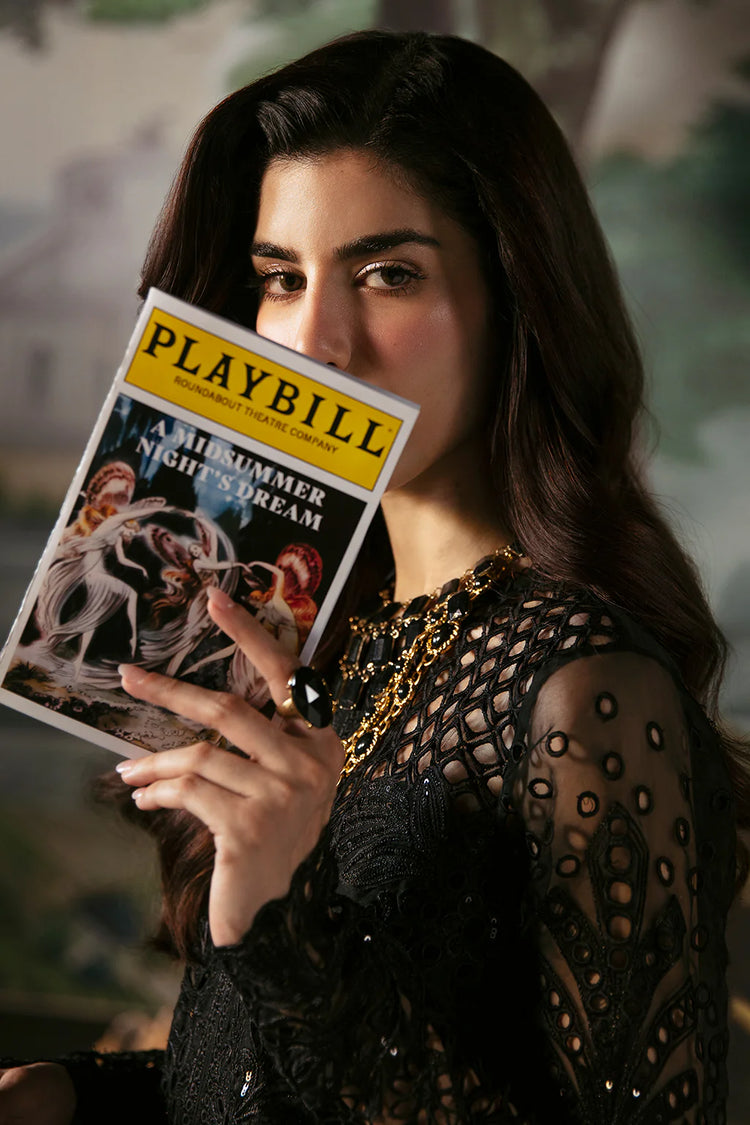 LA FUCHSIA FESTIVE UNSTITCHED BY AFROZEH - CAMILLA