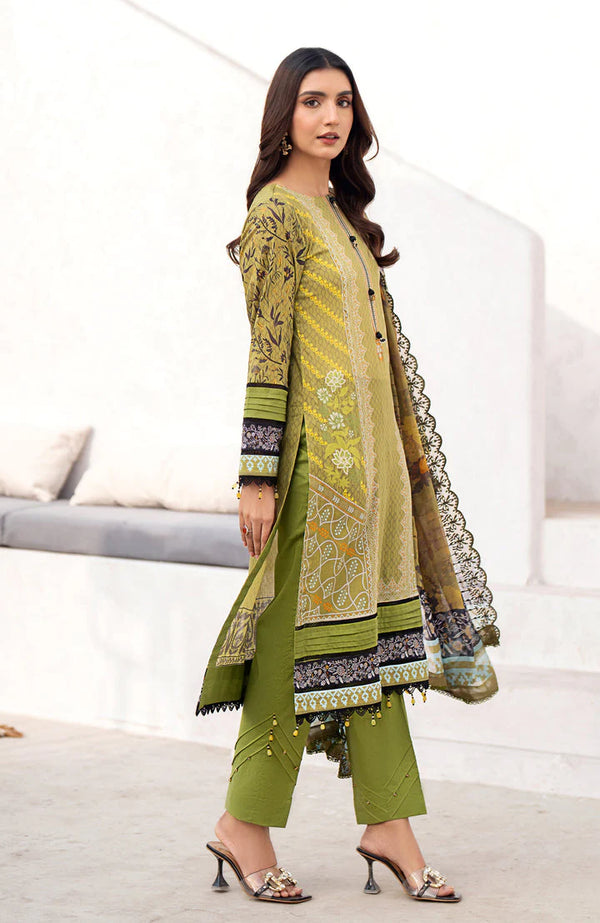 SUNSHINE BLOOM BY ALZOHAIB UN-STITCHED 3PC| D-10