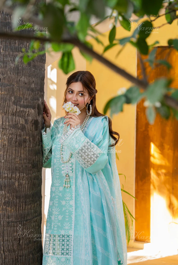 JAFA BY KARMA STITCHED {KC-1440 PASTEL TEAL}