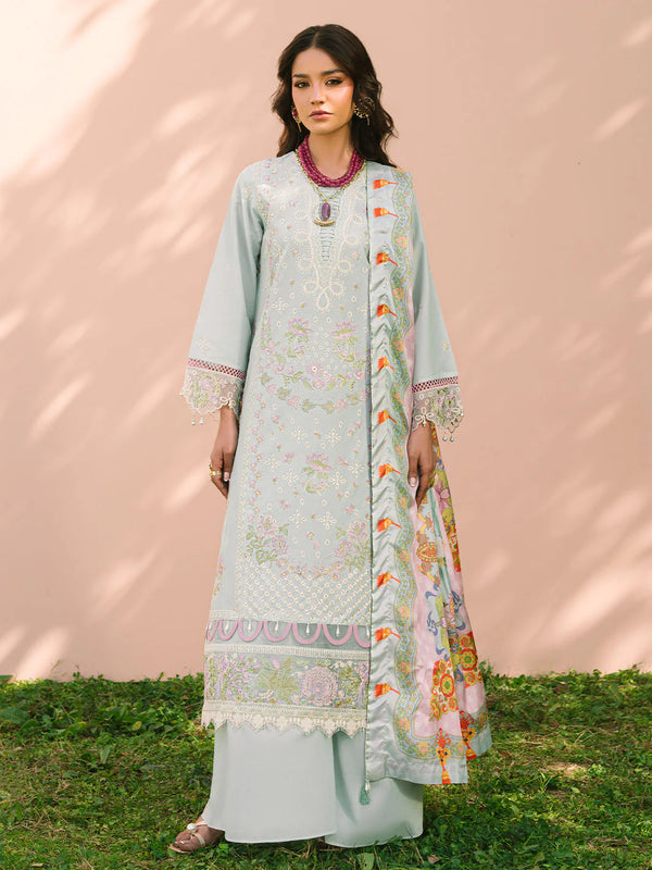 DAHLIA BY MAHNUR LUXURY LAWN STITCHED/D-7A
