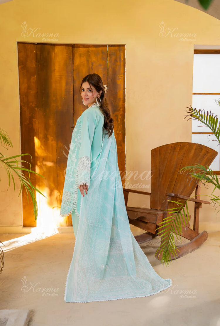 JAFA BY KARMA STITCHED {KC-1440 PASTEL TEAL}
