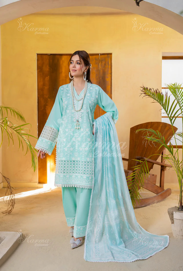 JAFA BY KARMA STITCHED {KC-1440 PASTEL TEAL}