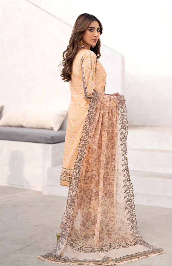 SUNSHINE BLOOM BY ALZOHAIB UN-STITCHED 3PC| D-11