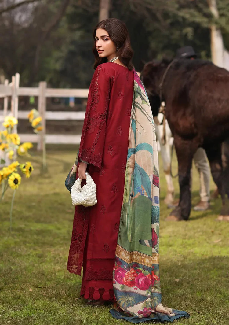 KAHF EXCLUSIVE | LUXURY LAWN UN-STITCHED 3PC| KFL-02 ALORA