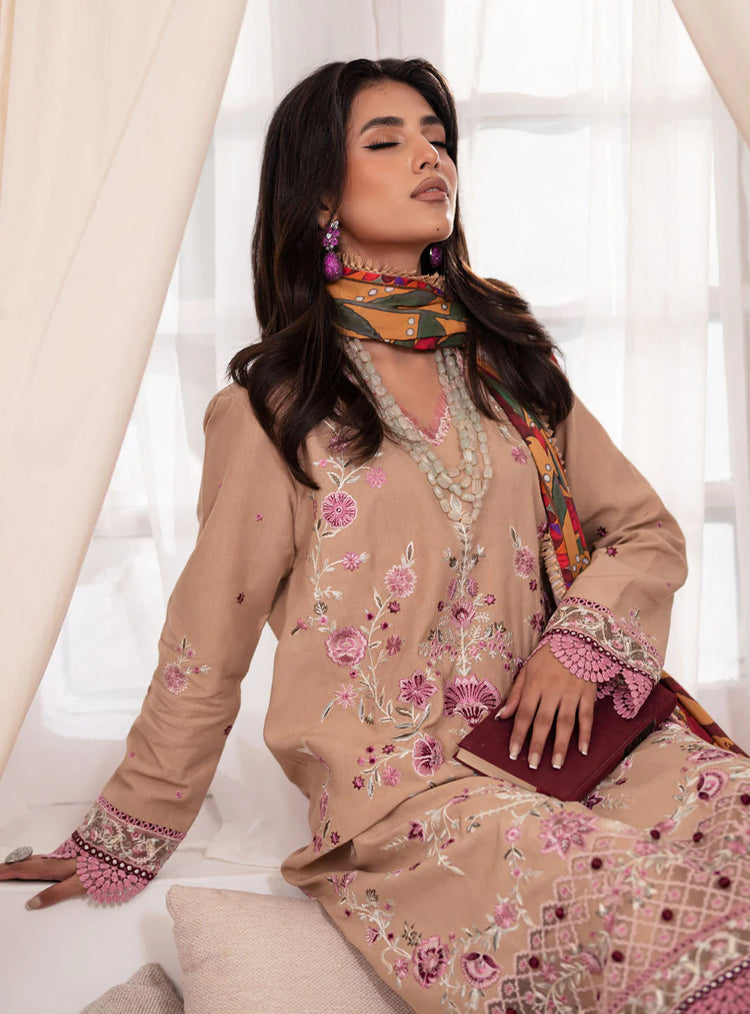 MERAKI BY ROHEENAZ FALL WINTER UN-STITCHED 3PC-BLAIR
