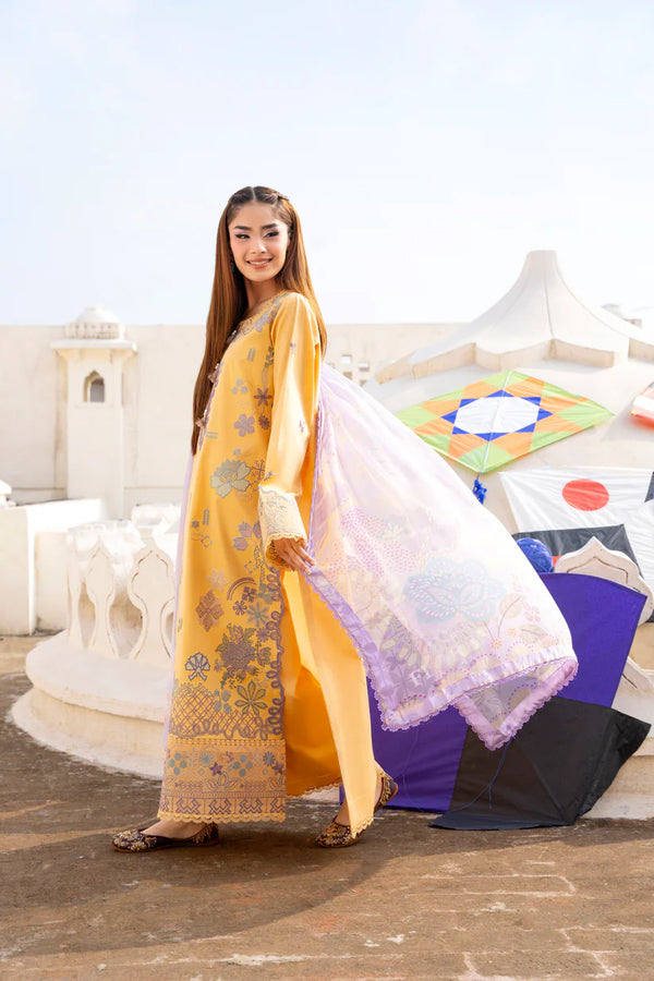 BASANT CHIKANKARI LUXURY BY FLORENT UNSTITCHED| 2026-FBC - 1B
